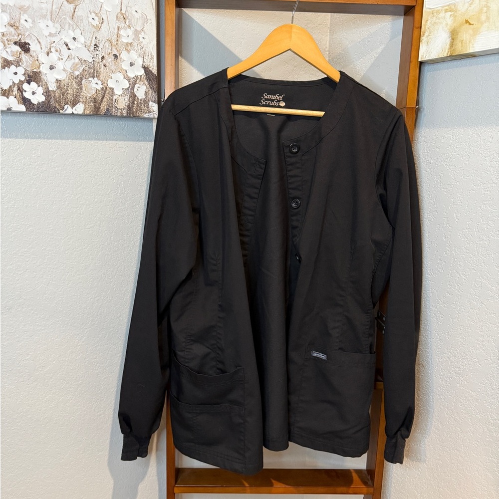 Sanibel XL Black Lab/scrub jacket